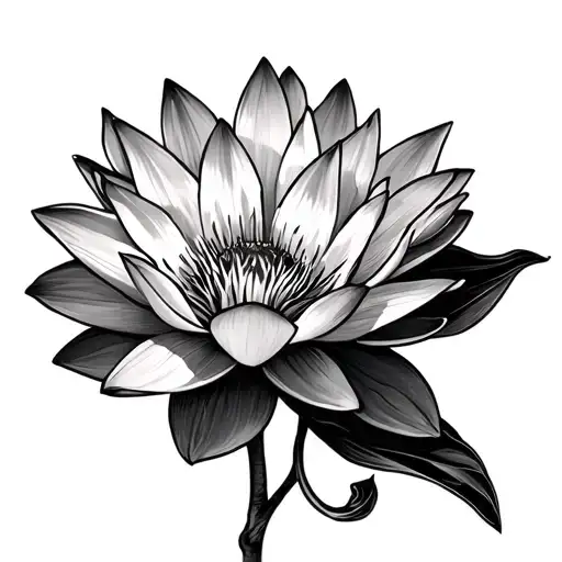 Water Lily And Poppy