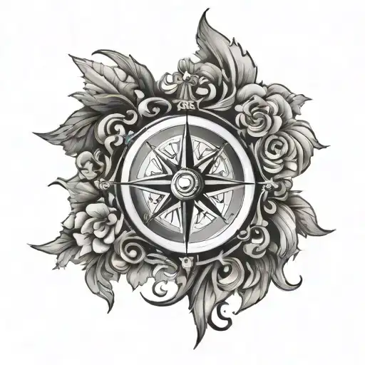 Compass Family Crest