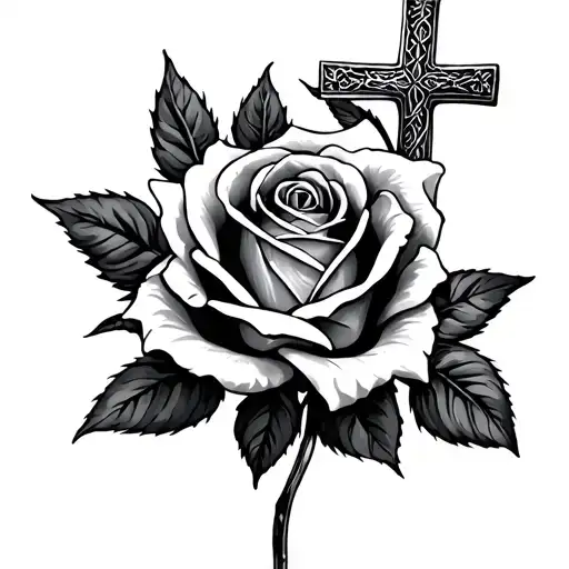 Rose And Cross