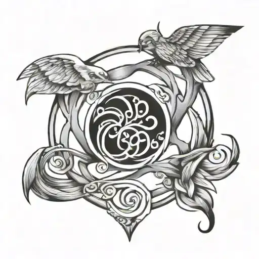 Adoption Symbol Incorporating Elements