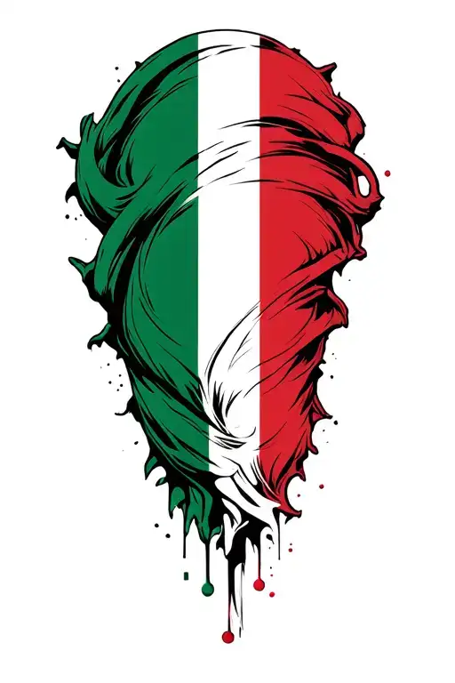 Coliseum Italian Flag Colours