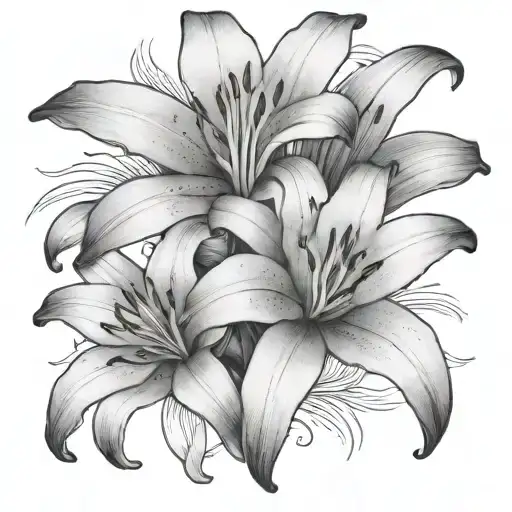 Lily Flower And Location Co Ordinates