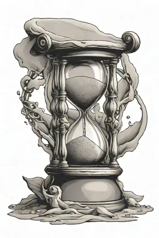 Hour Glass With Sand