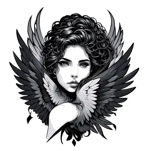 Beautiful Angle With Wings