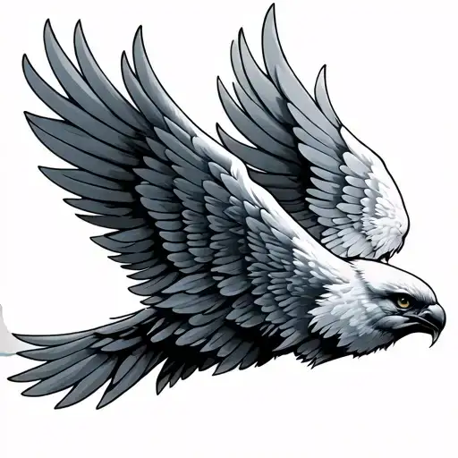 Angle Flying With Wings