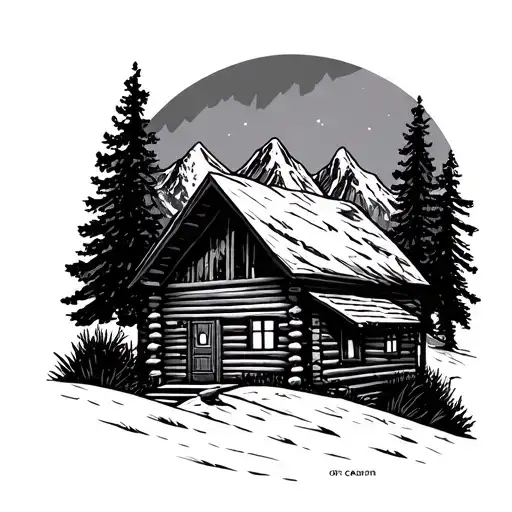 Cabin The Mountains