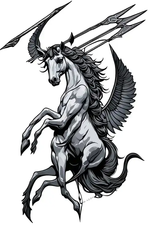 Sagittarius Libra Zodiac Sign Intertwined