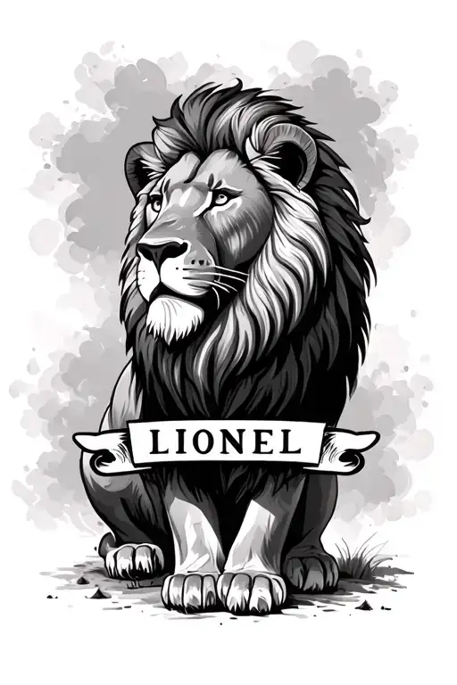 A Lion And The Name Lionel In It