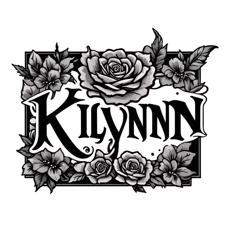 Kilynn Name With Romantic Design