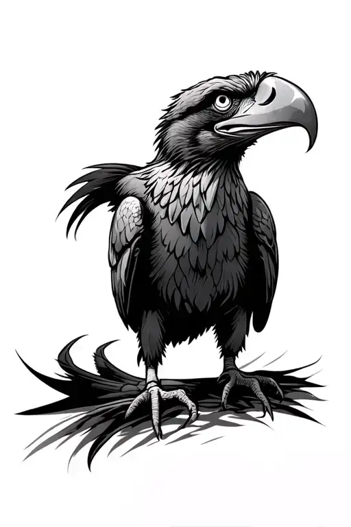 Buzzard Big Beak Smiling Strong Smart Sexy Intimidating Exciting Cool