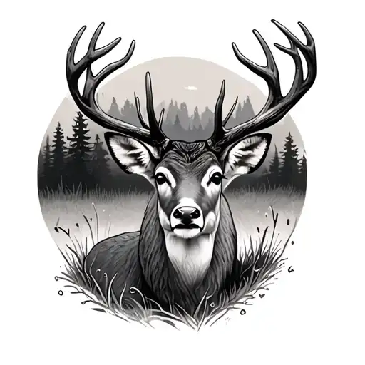 Deer In Woods