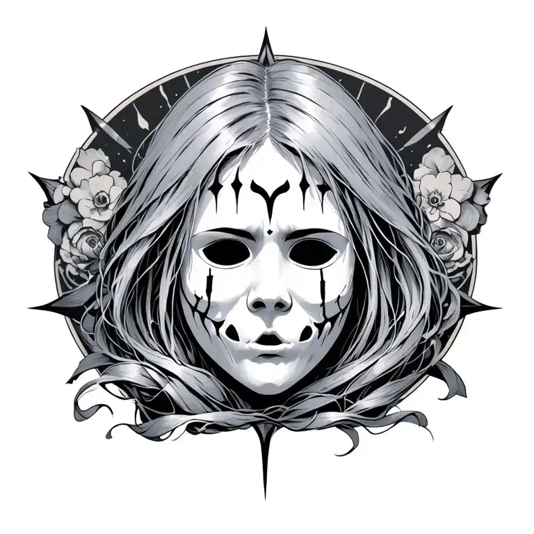 The Anti Possession Symbol With The Sally Face Mask In The Center