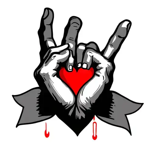 Hand Sign Heart