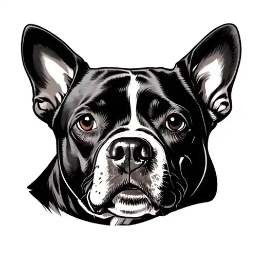 Russell Dog's Face Inside