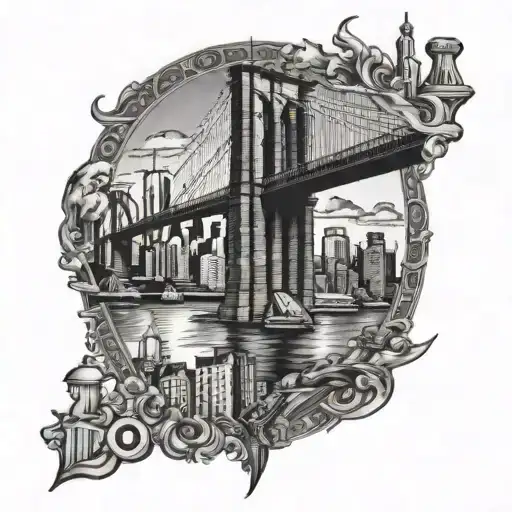 Brooklyn Bridge And Skyline