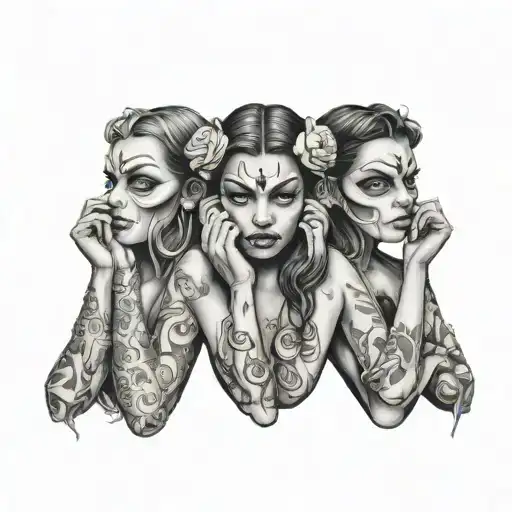 Hear No Evil See No Evil Speak No Evil Girls