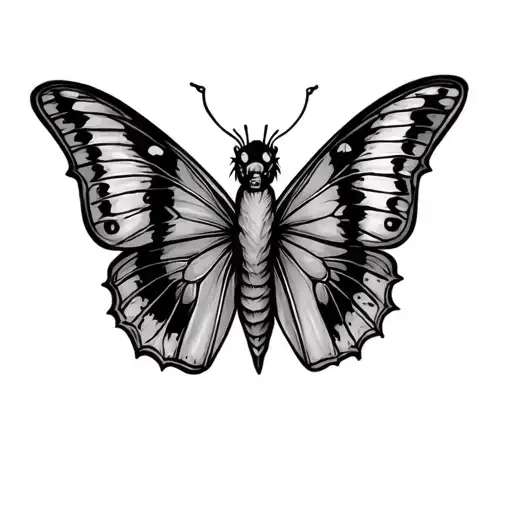 Behind The Ear Butter Fly