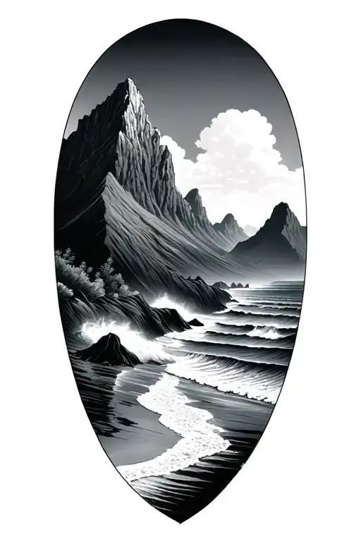 Ocean Beach To Mountain Range