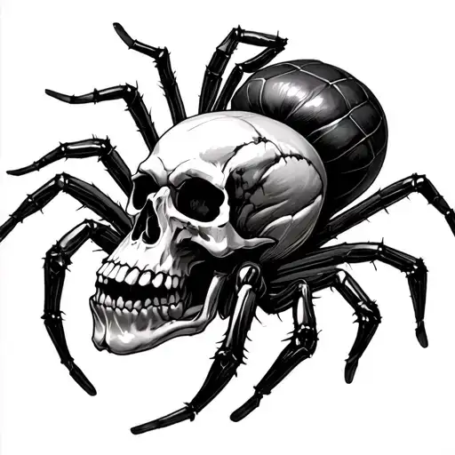 Spider And Skull