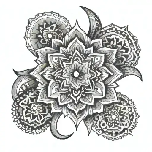 Mandala Incorporating Elements