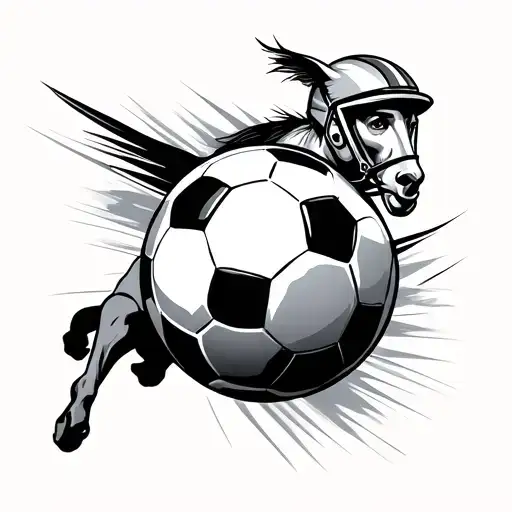 Soccer Ball With Jockey