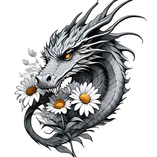 Dragon And Daisies