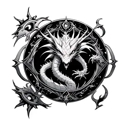 Slifer The Skydragon Inside The Seal Of Orichalcos