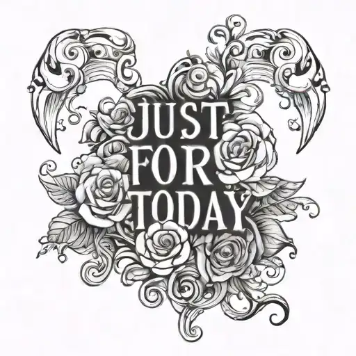 Just For Today Written