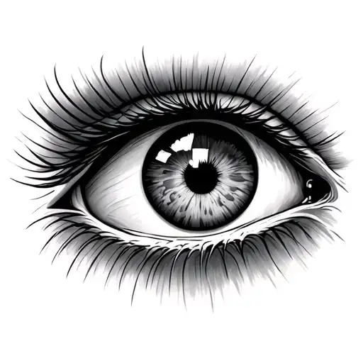 Eye With Pitch Inside
