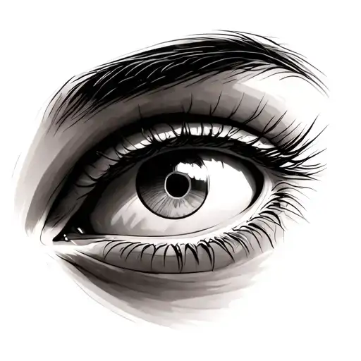 Eye With Football Pitch