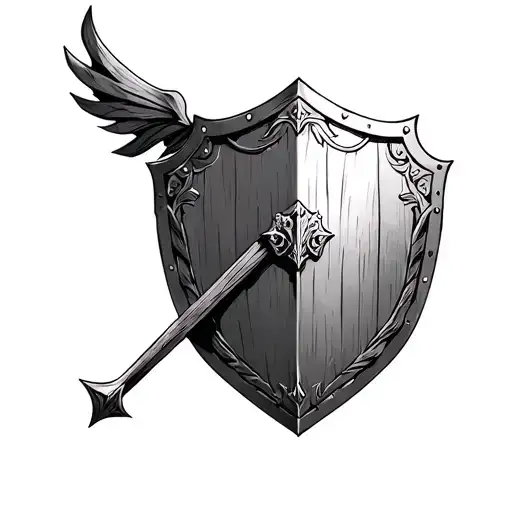 Medieval Shield And Armor