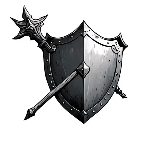 Medieval Shield And Armor