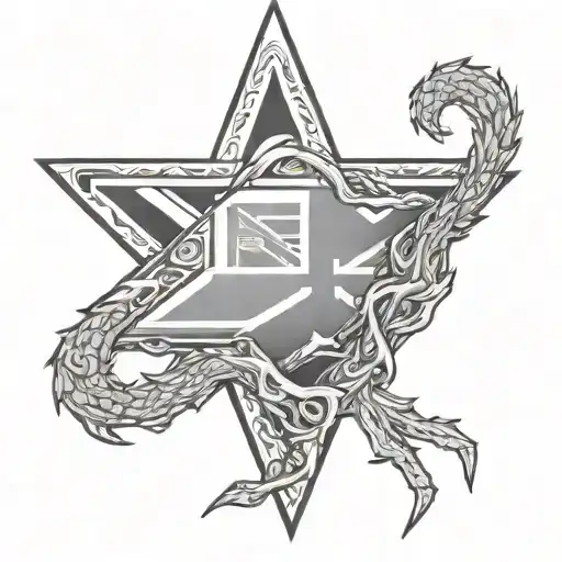 Austrlian Flag With The South African Plag Colours