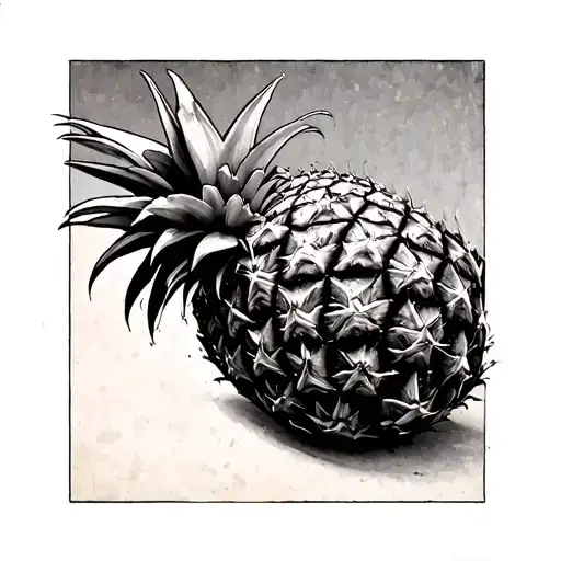 Upside Down Pineapple Magic Rug