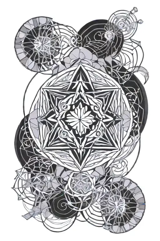 Sacred Geometry Patterns Symbolizing