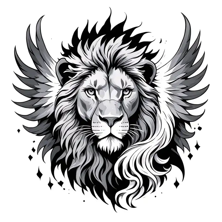 Lion And Phoenix