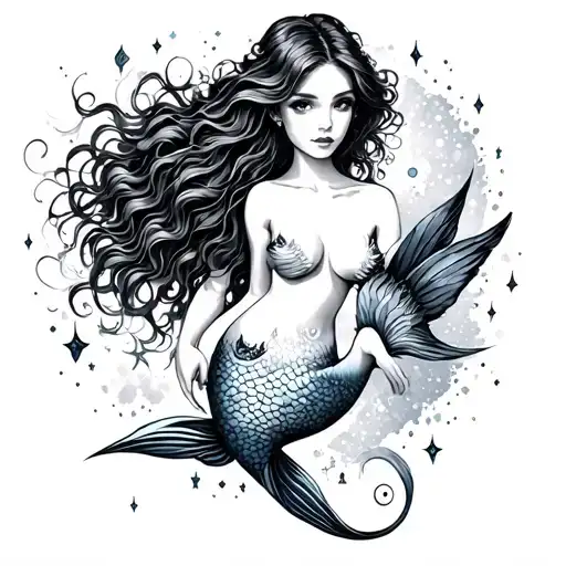 Mermaids And Space Themed