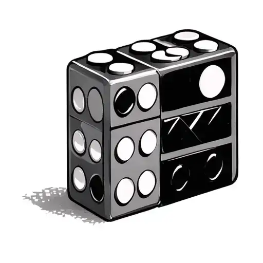 Domino And Lego Bricks