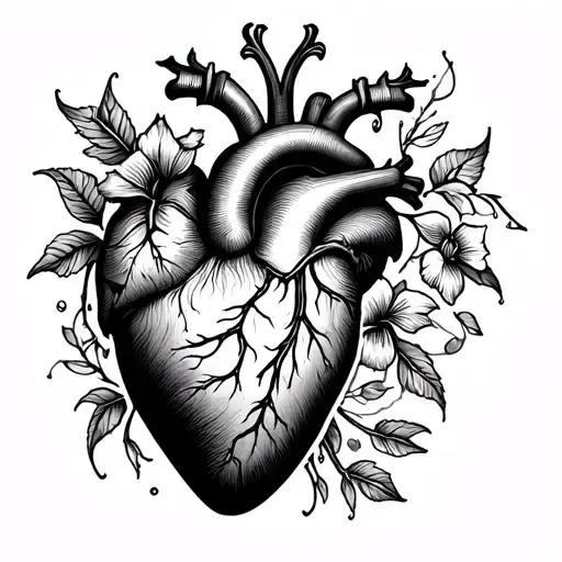 Brand Of Sacrifice Covering Up Preexisting Small Heart