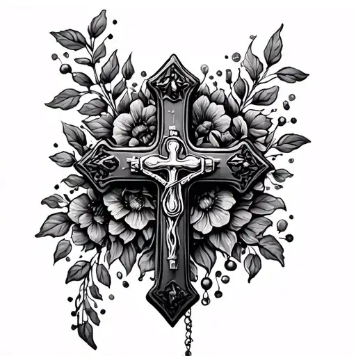 Cross A Rosary