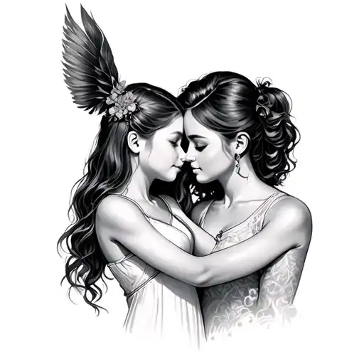 Timeless Bond With Daughter And Strength Courage