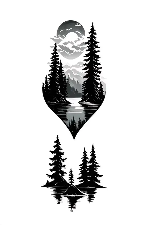 Wilderness Scene Inspired