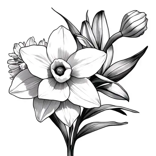 Daffodil And Narcissus Flower