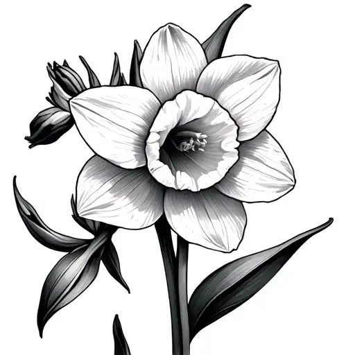 Daffodil And Narcissus Flower Blooming