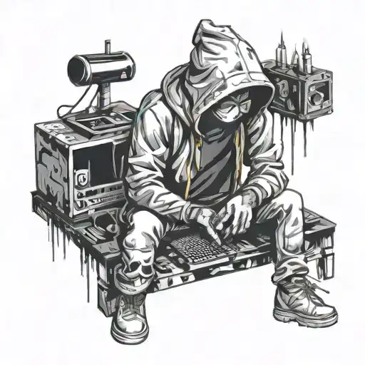 Hacker Being Alone