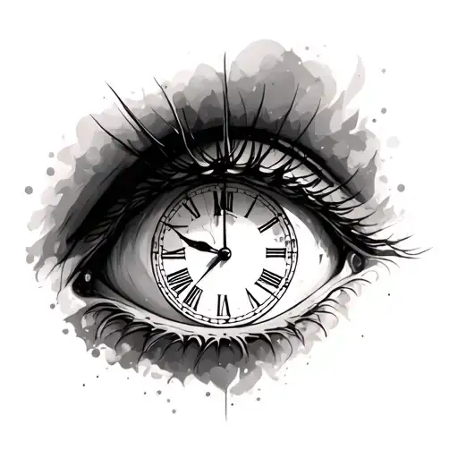 Eye And Clock