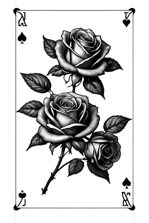 Roses With Cards