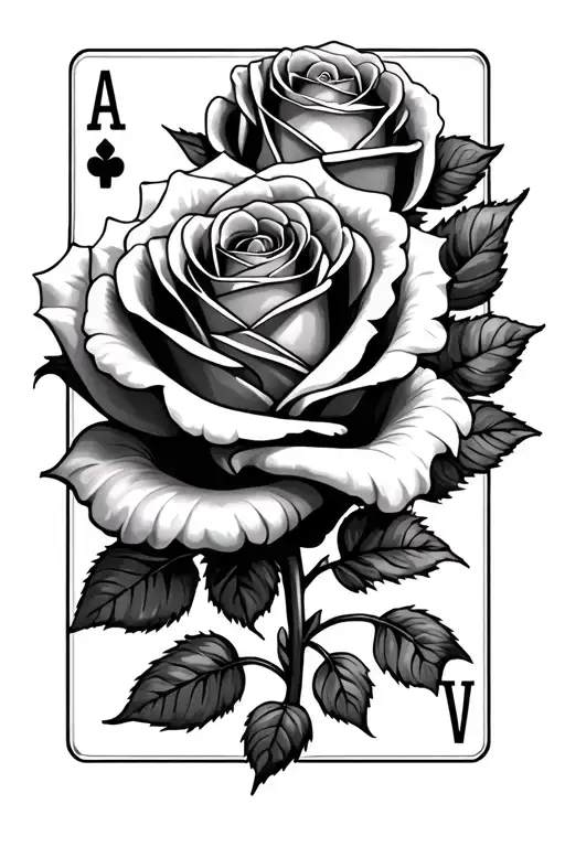 Roses With Cards