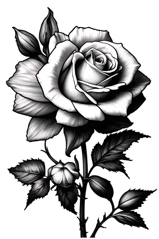 Daffodil And Rose Wrapped