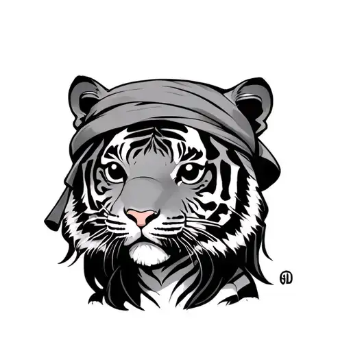 Funko Woman With Cloth On Tigre's Head